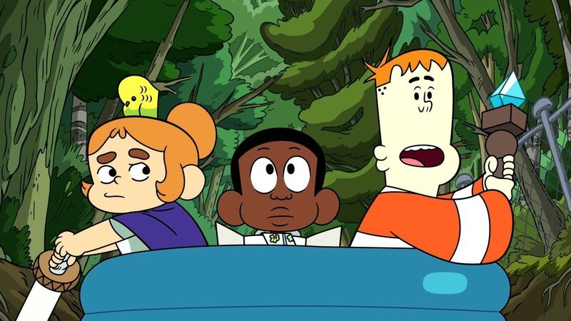 On left: Kelsey Bern, in middle: Craig Williams – Bild: Cartoon Network