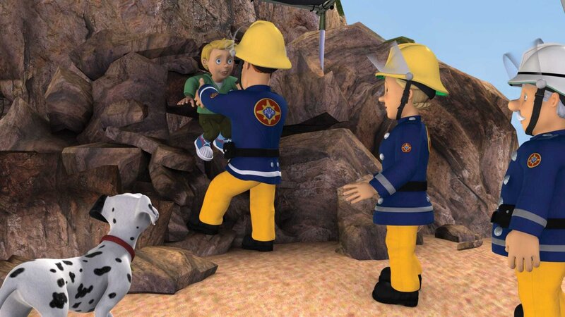 Sam rettet den verschütteten James. – Bild: KiKA