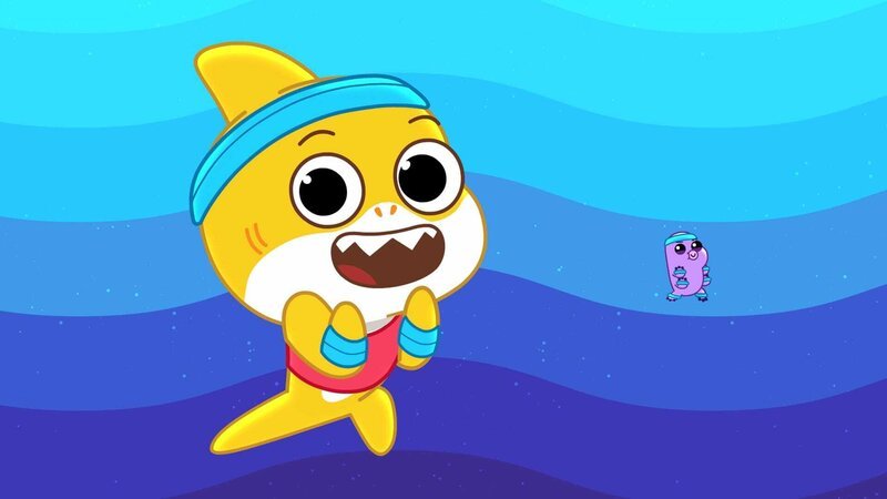 v.li.: Baby Shark, Teensy – Bild: Paramount v.li.: Baby Shark, Teensy – Bild: Paramount