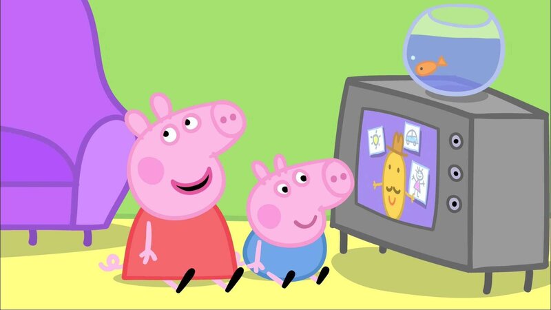 L-R: Peppa Pig, George Pig – Bild: Paramount