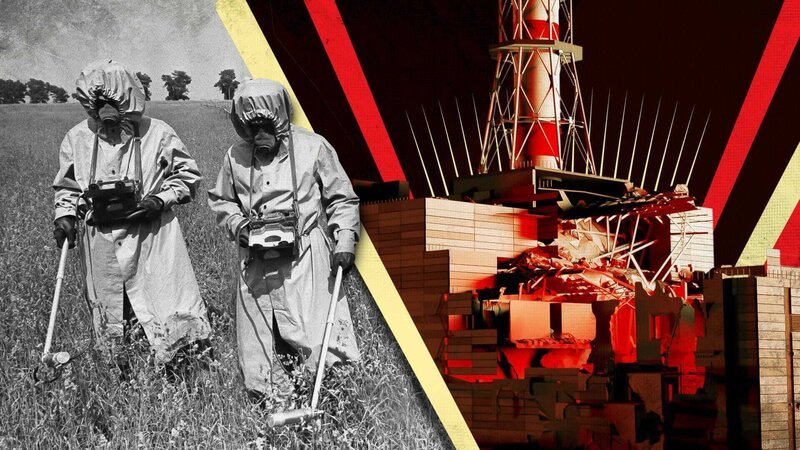 Die Sowjetregierung schickt Hunderttausende Männer und Frauen in die verstrahlte Zone von Tschernobyl. Sie werden Liquidatoren genannt, da ihre Aufgabe darin besteht, die radioaktive Strahlung zu „liquidieren“. – Bild: ZDF und LOOKSfilm/​Imago Images; Fotograf: Igor Kostin./​LOOKSfilm/​Imago Images; Fotograf