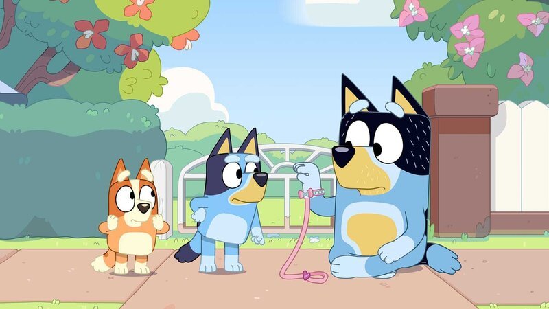 L-R: Bingo, Bluey, Bandit – Bild: 2013 The Walt Disney Company Germany