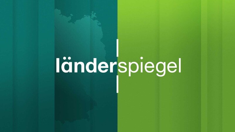 Logo „Länderspiegel“. – Bild: ZDF und Superblak./​Superblak