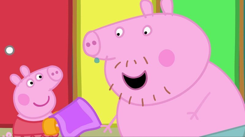 L-R: Peppa Pig, Daddy Pig – Bild: Paramount