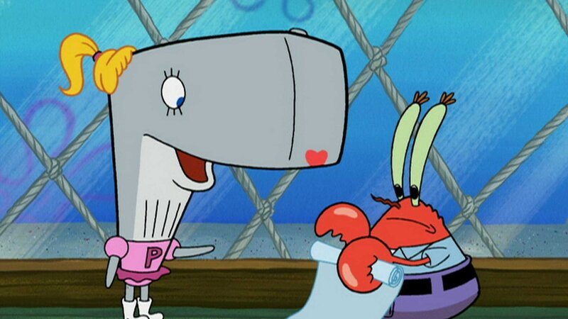 L-R: Pearl, Mr. Krabs – Bild: ViacomCBS