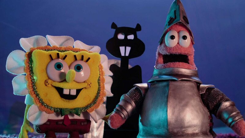 L-R: SpongeBob, Sandy, Patrick – Bild: Paramount