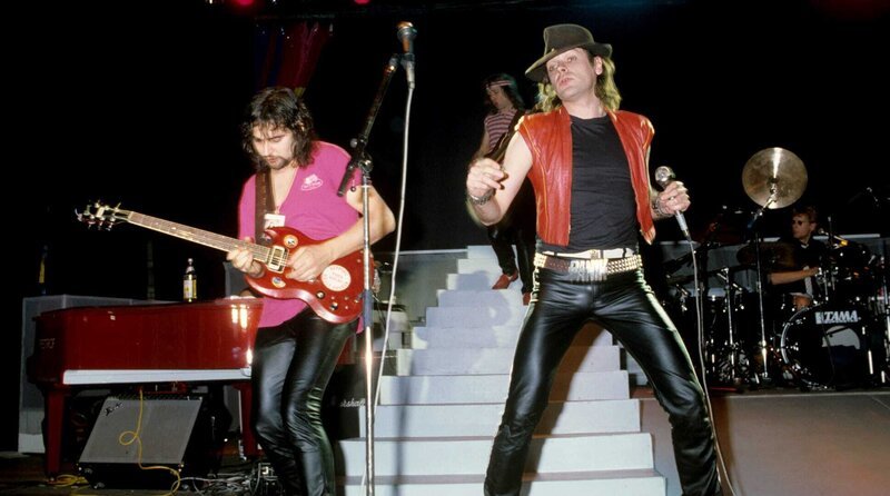 Udo Lindenberg (r, Archivfoto, 1983) – Bild: WDR/​picture alliance/​Fryderyk Gabowicz