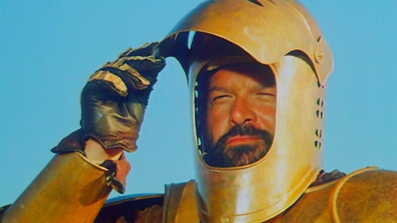 Hector Fieramosca (Bud Spencer), raufwütiger Anführer einer kleinen Söldnertruppe, hat endlich Gelegenheit, seine berühmte Kampfkraft unter Beweis zu stellen: Er befreit die belagerte Festung Barletta und rettet die vom Hungertod bedrohten Bewohner. – Bild: RTL Hector Fieramosca (Bud Spencer), raufwütiger Anführer einer kleinen Söldnertruppe, hat endlich Gelegenheit, seine berühmte Kampfkraft unter Beweis zu stellen: Er befreit die belagerte Festung Barletta und rettet die vom Hungertod bedrohten Bewohner. – Bild: RTL