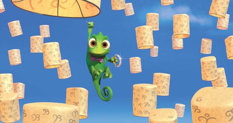?TANGLED EVER AFTER? PASCAL finds himself floating high above the wedding festivities after he loses Rapunzel and Flynn?s rings in Disney Animation?s ?Tangled Ever After.? ©2011 Disney Enterprises, Inc. All Rights Reserved. – Bild: Disney / ©2011 Disney Enterprises, Inc. All Rights Reserved. ?TANGLED EVER AFTER? PASCAL finds himself floating high above the wedding festivities after he loses Rapunzel and Flynn?s rings in Disney Animation?s ?Tangled Ever After.? ©2011 Disney Enterprises, Inc. All Rights Reserved. – Bild: Disney / ©2011 Disney Enterprises, Inc. All Rights Reserved.