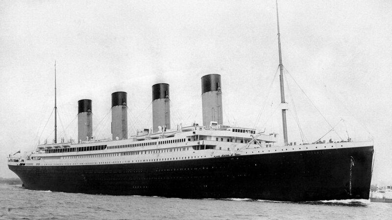 Die Titanic war bei ihrer Jungfernfahrt im April 1912 das größte Schiff der Welt und sollte hinsichtlich Geschwindigkeit und Komfort neue Maßstäbe setzen. – Bild: ZDF und Copyright: Library of Congress.