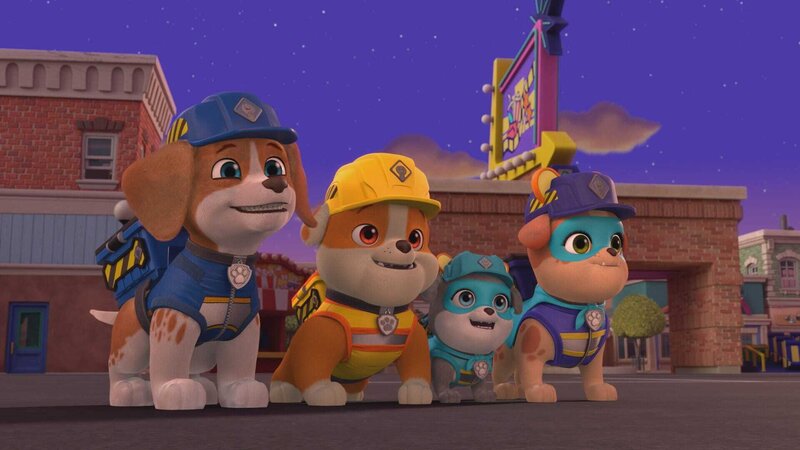 v.li.: Wheeler, Rubble, Motor, Mix – Bild: Paramount