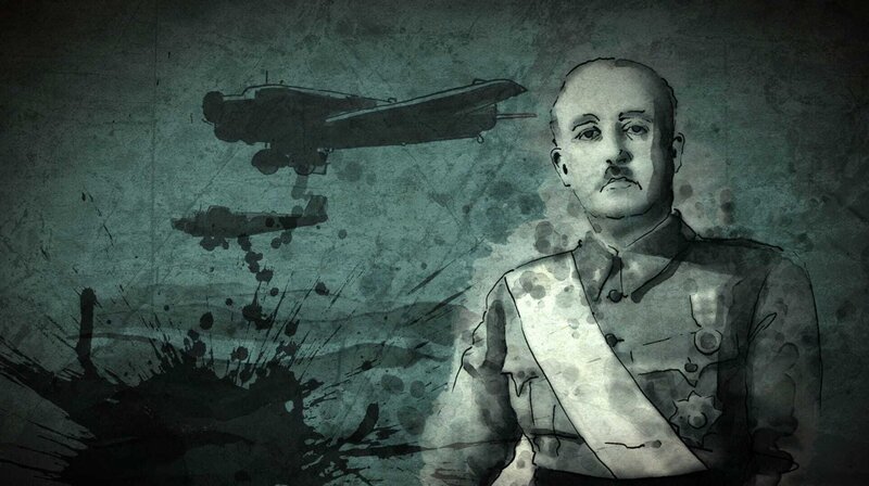 Nach einem blutigen Bürgerkrieg 1939 an die Macht gelangt, wurde der spanische Alleinherrscher Francisco Franco zum dienstältesten Diktator Europas. Die Folgen seiner Herrschaft sind bis heute spürbar. – Bild: phoenix/​ZDF/​Oliver Kratz