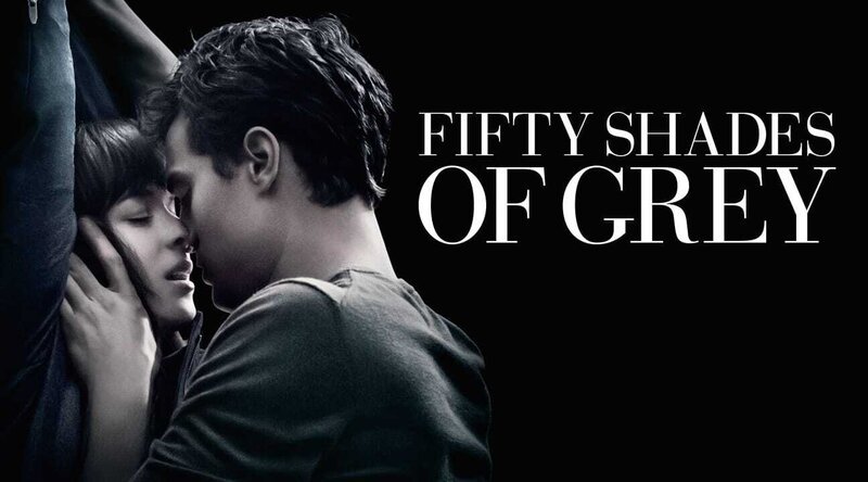 Fifty Shades Of Grey – Artwork – Anastasia Steele (Dakota Johnson, l.); Christian Grey (Jamie Dornan, r.) – Bild: 2015 Universal Pictures and Focus Features, LLC. All Rights Reserved. Lizenzbild frei