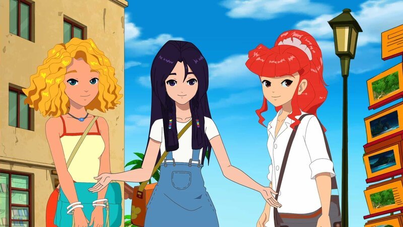 Noch ist alles in Ordnung bei Emma, Cleo und Rikki (v.l.n.r.). – Bild: ZDF/​Les Cartooneurs Associés