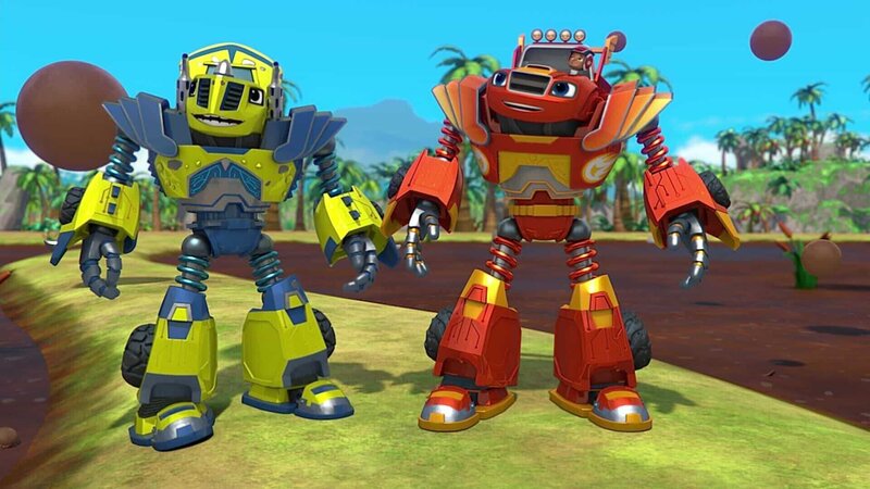 L-R: Zeg, Blaze, AJ – Bild: ViacomCBS