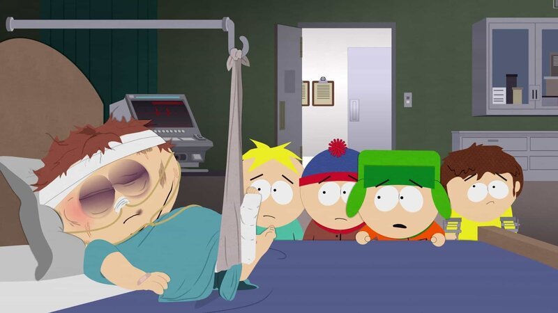 L-R: Eric, Butters, Stan, Kyle, Jimmy – Bild: PLURIMEDIA (Comedy Central)