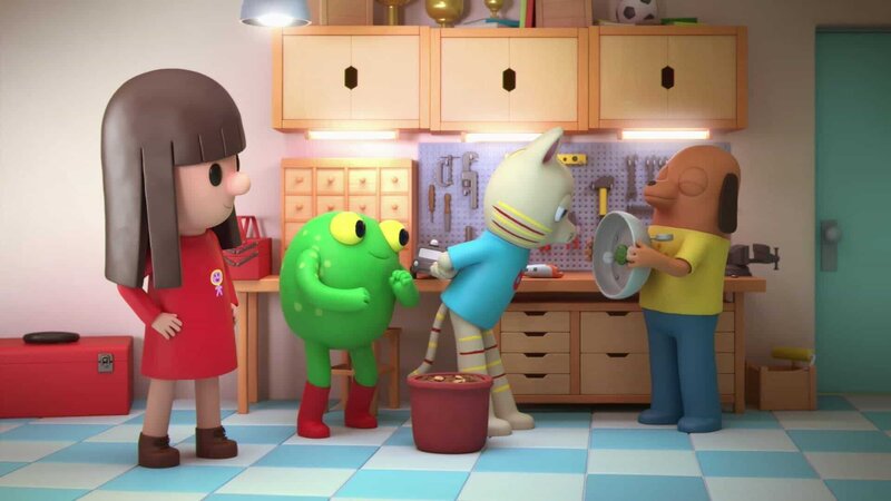 L-R: Anna, Froga, Ron, Bubu – Bild: Paramount