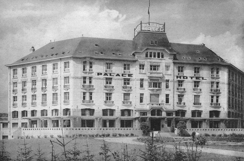 Das Palace Hotel im luxemburgischen Bad Mondorf diente als geheimes Gefängnis, „Codename Ashcan“. – Bild: ASHCAN /​ Das Palace Hotel im luxemburgischen Bad Mondorf diente als geheimes Gefängnis, „Codename „Ashcan““.