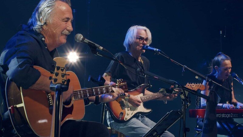 Gert Steinbäcker, Ulli Bäer, Maria Ma beim Konzert in der Grazer Stadthalle (8.12.2022). – Bild: ORF/​Landesstudio Steiermark