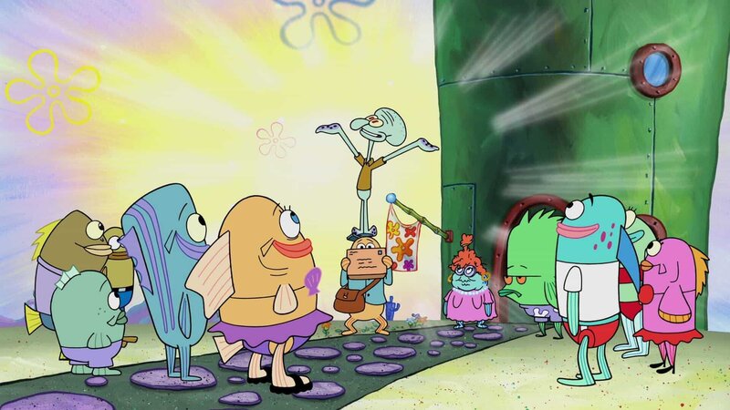 Squidward (oben, m.) – Bild: ViacomCBS