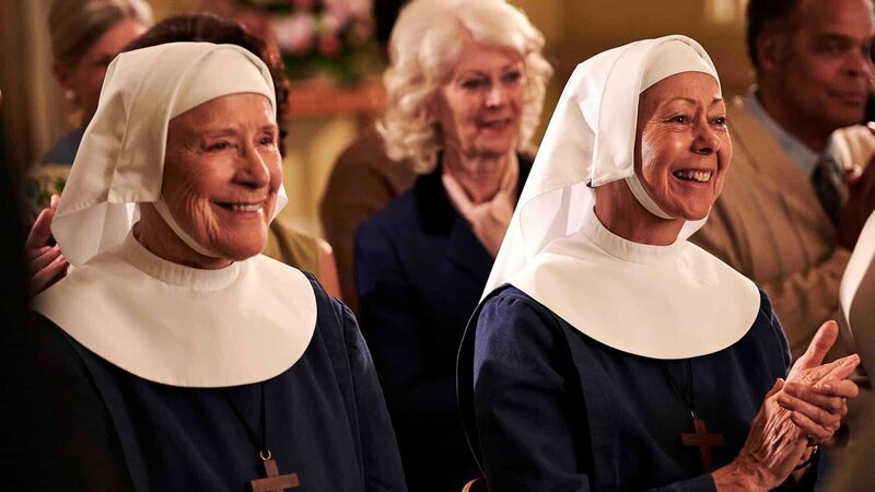 Sister Monica Joan (Judy Parfitt) und Sister Julienne (Jenny Agutter) – Bild: Kevin Baker /​ BBC /​ Neal Street Productions /​ 3 /​ © Neal Street Productions 2019