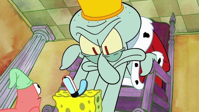 L-R: Patrick, SpongeBob, Squidward – Bild: Paramount