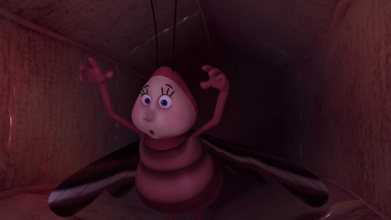 Ist die Motte etwa das Bienenstockgespenst? – Bild: ZDF und Studio 100 Animation./​Studio 100 Animation