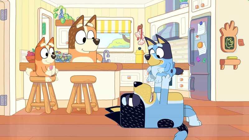 L-R: Bingo, Chilli, Bandit und Bluey – Bild: 2013 The Walt Disney Company Germany