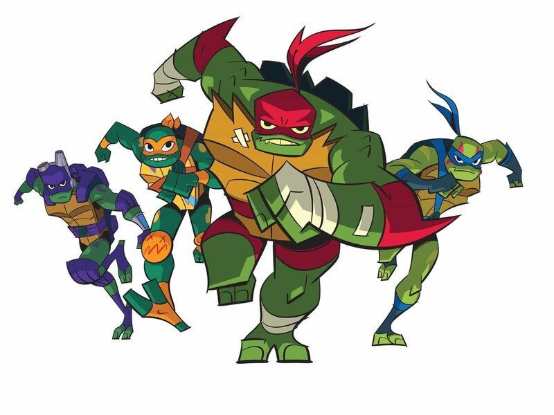 L-R: Donatello, Michelangelo, Raphael, Leonardo – Bild: Nickelodeon