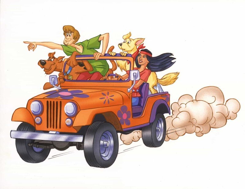 Scooby-Doo und seine Freunde. – Bild: ZDF/​Tele München
