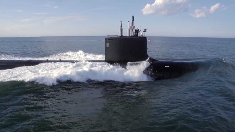Nuklear angetriebenes Jagd-U-Boot der US Navy. – Bild: ZDF und US Navy./​US Navy