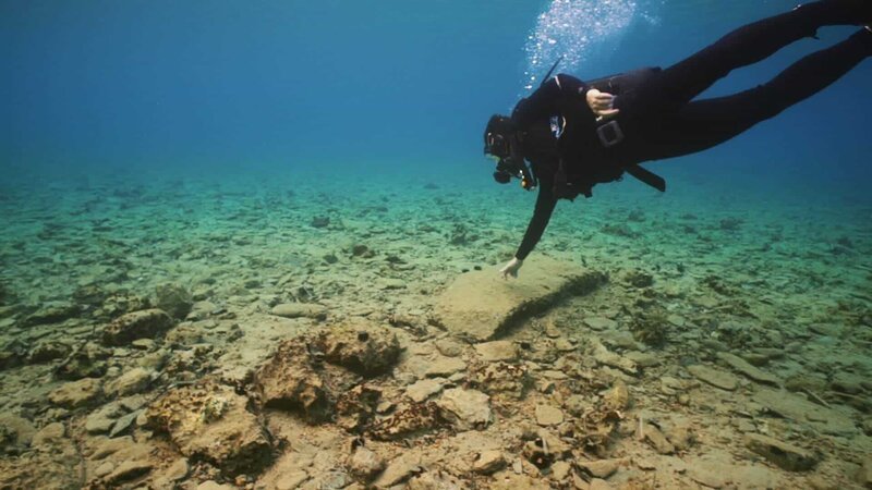 Underwater research of Pavlopetri, southern Laconia in Peloponnese, Greece. – Bild: Windfall Films Ltd. /​ Focus. /​ Windfall Films Ltd