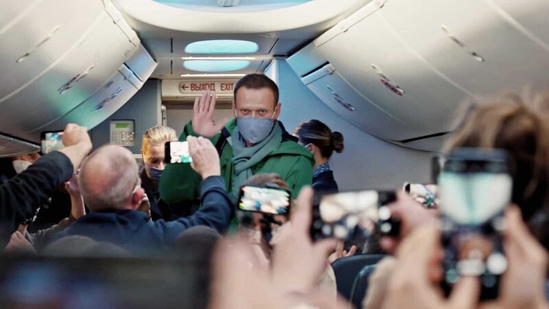 Alexei Nawalny, Rückkehr nach Moskau Die Verwendung des sendungsbezogenen Materials ist nur mit dem Hinweis und Verlinkung auf RTL+ gestattet. – Bild: GEO Television Alexei Nawalny, Rückkehr nach Moskau Die Verwendung des sendungsbezogenen Materials ist nur mit dem Hinweis und Verlinkung auf RTL+ gestattet. – Bild: GEO Television