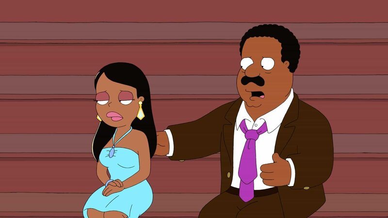 Roberta Tubbs (l.); Cleveland Brown (r.) – Bild: Paramount /​ FOX /​ FOX BROADCASTING /​ THE CLEVELAND SHOW and 2009 TTCFFC ALL RIGHTS RESERVED.