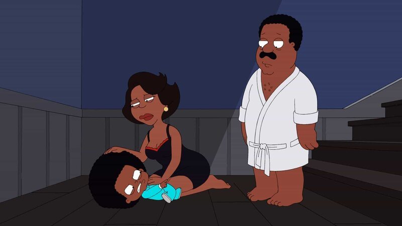 L-R: Rallo Tubbs, Donna Tubbs-Brown, Cleveland Brown – Bild: Paramount /​ FOX /​ 2009 FOX BROADCASTING /​ THE CLEVELAND SHOW and 2009 TTCFFC ALL RIGHTS RESERVED.