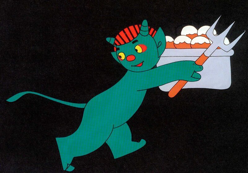 Das kleine, freche Teufelchen, was die Pfannkuchen für Großmutters Geburtstag gestohlen hat. – Bild: MDR/​Progress