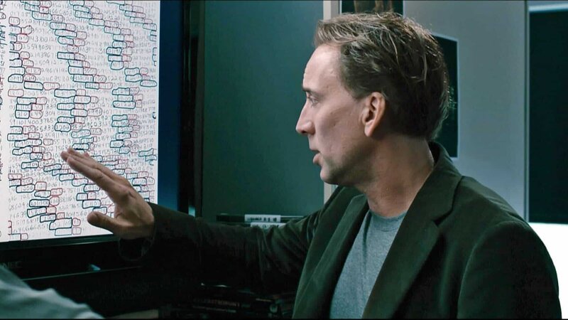 John (Nicolas Cage) versucht, den geheimnisvollen Code zu entschlüsseln um zukünftige Katastrophen zu verhindern.John (Nicolas Cage) versucht, den geheimnisvollen Code zu entschlĂĽsseln um zukĂĽnftige Katastrophen zu verhindern. – Bild: RTL Zwei John (Nicolas Cage) versucht, den geheimnisvollen Code zu entschlüsseln um zukünftige Katastrophen zu verhindern.John (Nicolas Cage) versucht, den geheimnisvollen Code zu entschlĂĽsseln um zukĂĽnftige Katastrophen zu verhindern. – Bild: RTL Zwei