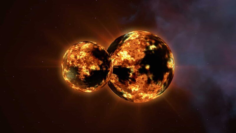 Binary star system VW Cephei. – Bild: Copyright: Discovery Communications, Inc. For Show Promotion Only / DISS Binary star system VW Cephei. – Bild: Copyright: Discovery Communications, Inc. For Show Promotion Only / DISS