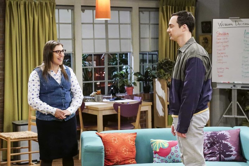 Mayim Bialik (Amy Farrah Fowler), Jim Parsons (Sheldon Cooper). – Bild: ORF/​Sevenone International/​Warner