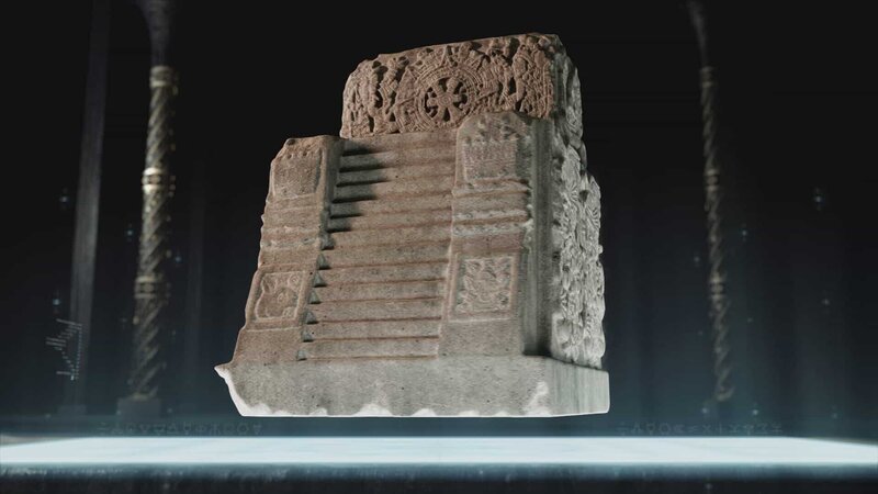 Der Teocalli-Monolith wurde aus vulkanischem Gestein geschlagen. – Bild: WELT