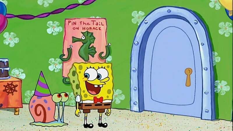 L-R: Gary, SpongeBob – Bild: ANNÉE Viacom International Inc. Tous droits réservés. Nickelodeon, Bob l’éponge et tous les autres titres, logos et personnages qui y sont associés sont des marques de commerce de Viacom International inc. Créé par Stephen Hillenburg.