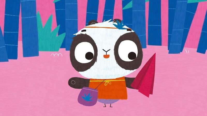 Bao ist eine echte Origami-Künstlerin! Sie kann lauter komplizierte Tiere falten, doch einen Flieger hat sie bisher nicht gebastelt! – Bild: 2020 publishing house Glowberry Books LLC