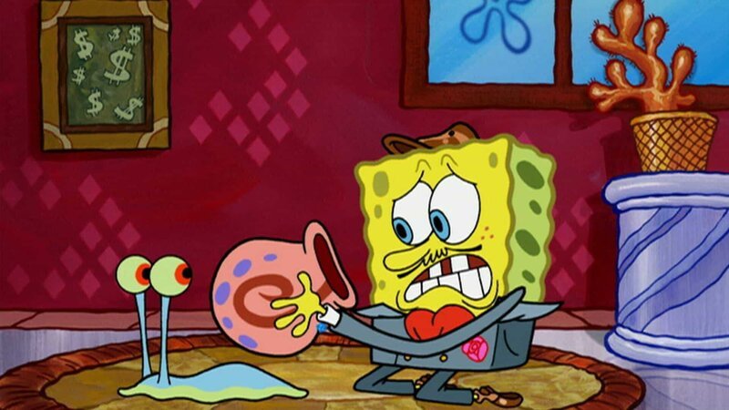 L-R: Gary, SpongeBob – Bild: ViacomCBS