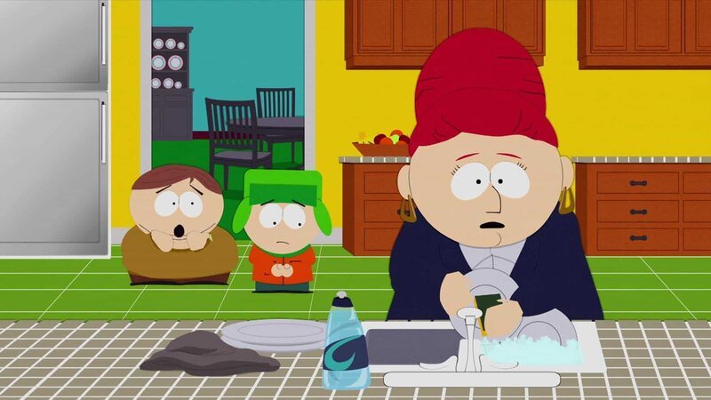 l-r: Cartman, Kyle, Sheila – Bild: ViacomCBS