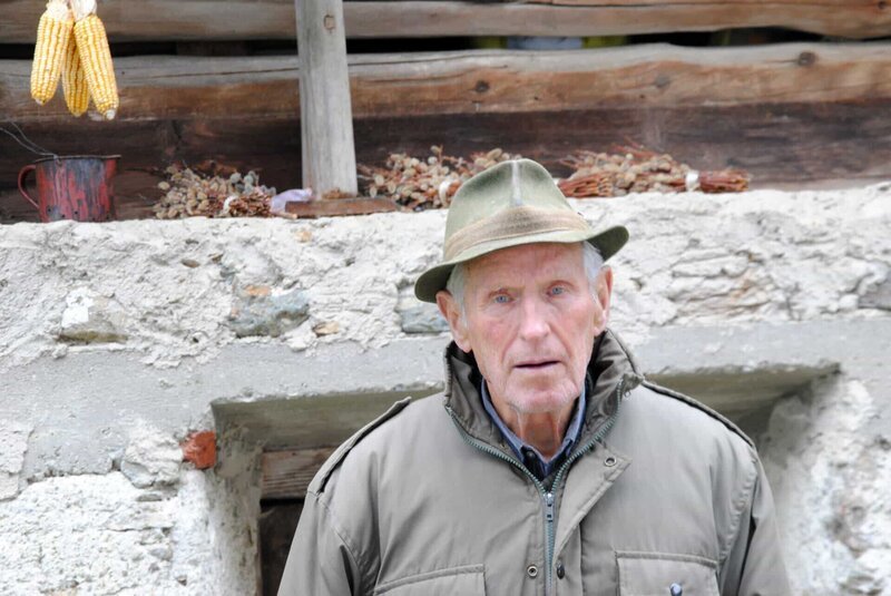 Altbauer Franz Siebenhofer vulgo Schaflechner, Krakau, Steiermark.   – Bild: ORF/​Ranfilm