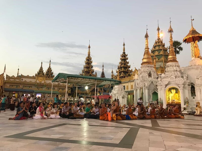 Shwedagon Pagode in Yangon, Myanmar. – Bild: Bewegte Zeiten Filmproduktion GmbH/​BR/​Gerrit Mannes