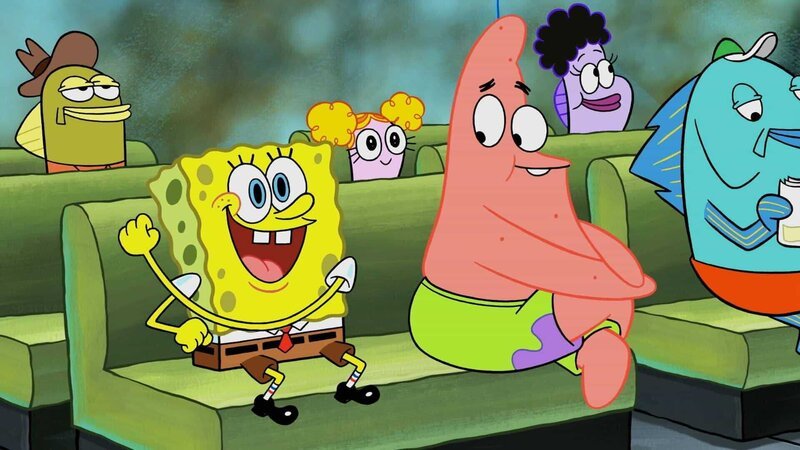L-R: SpongeBob, Patrick – Bild: Paramount