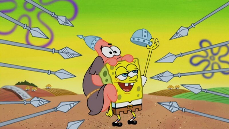L-R: Patrick, SpongeBob – Bild: ANNÉE Viacom International Inc. Tous droits réservés. Nickelodeon, Bob l’éponge et tous les autres titres, logos et personnages qui y sont associés sont des marques de commerce de Viacom International inc. Créé par Stephen Hillenburg.