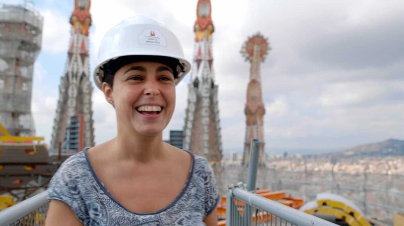 Die Kathedrale Sagrada Familia soll bis zum 100. Todestag Antoni Gaudís im Jahr 2026 fertig gestellt werden. Für die Architektin Marta Miralpeix rückt nun die Vollendung des Kunstwerks in greifbare Nähe. – Bild: ZDF und SWR/​Filmquadrat.dok/​Winterbauer.