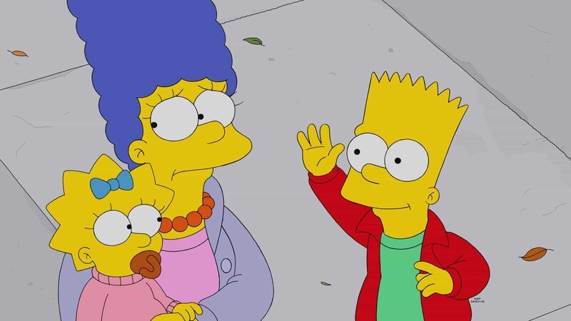 (v.l.n.r.) Maggie; Marge; Bart – Bild: 2022 by 20th Television. Lizenzbild frei